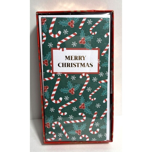 Graphique Merry Christmas Cards - 12 Holiday Cards with envelopes - Picture 1 of 5